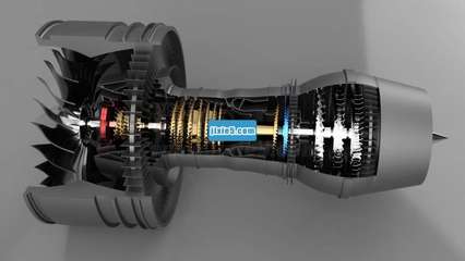 涡轮发动机CATIA模型